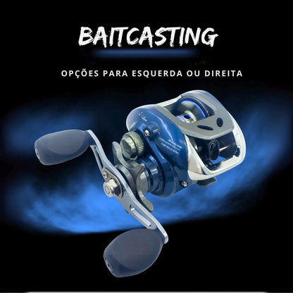 Carretilha AS 7.2:1 – Drag 8kg (18lb) – 5+1 Rolamentos – Peso 200g – Custo-Benefício Imbatível para Água Doce e Salgada (Ideal para Iniciantes)