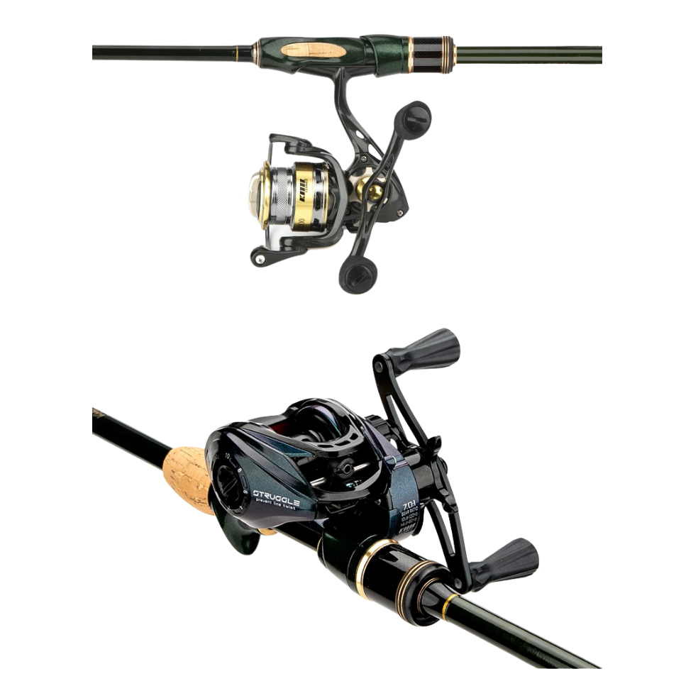 Vara CEMREO MACAN em Carbono – Spinning e Casting | Portátil, Forte e Precisa (Ação Rápida FAST)