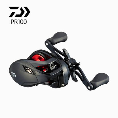 Carretilha DAIWA PR100H Baitcasting – Carretilha 7.3:1, Drag 5kg, 3+1BB – Perfil Baixo - Leve e Resistente