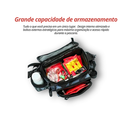 Mochila Sling Fishing Pro Térmica com Suporte para Vara