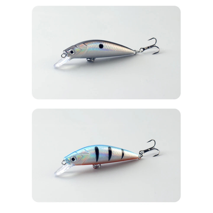 Kit Iscas Minnow Meia-Água TAIYU 5pcs 50mm 6,3g – Luminosa Slow Sinking