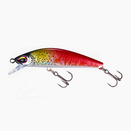 Isca de meia-água Sinking Minnow Meia-Água 63mm 7.5g – Red Gold Flash