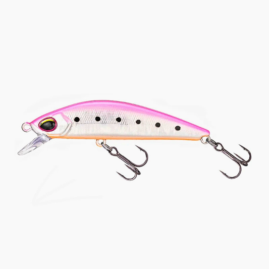 Isca de meia-água Sinking Minnow Meia-Água 63mm 7.5g – Pink Silver Spot