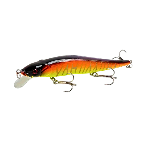 Isca Minnow Meia-Água 11,5cm 14g – Orange Fire Strike 3X Treble