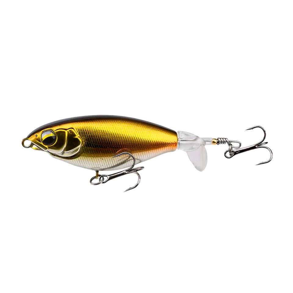 Isca de Superfície Topwater Spin Bait 6g/10g – Gold Flash