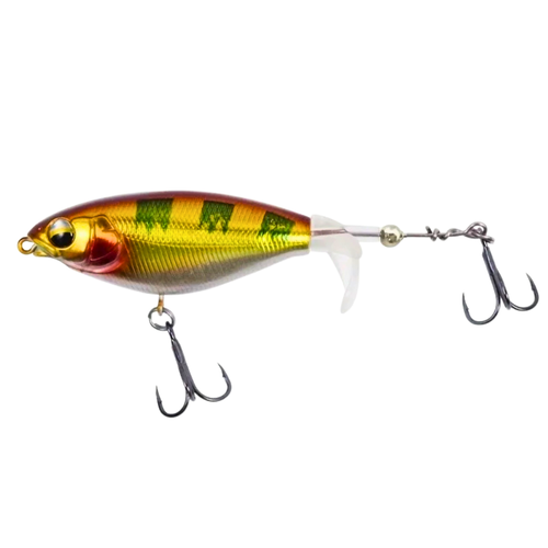 Isca de Superfície Topwater Spin Bait 6g/10g – Fire Tiger Gold