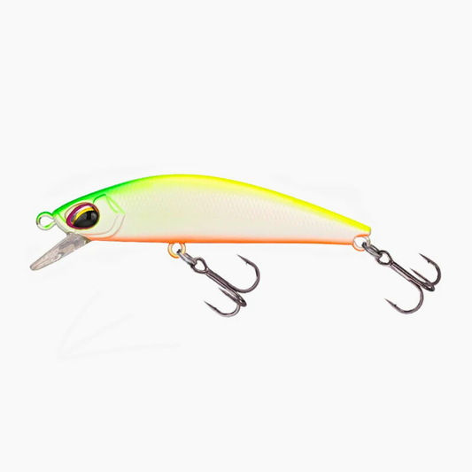 Isca de meia-água Sinking Minnow Meia-Água 63mm 7.5g – Fire Chartreuse