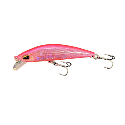 Isca de meia-água Sinking Minnow Meia-Água 63mm 7.5g – Pink Holo