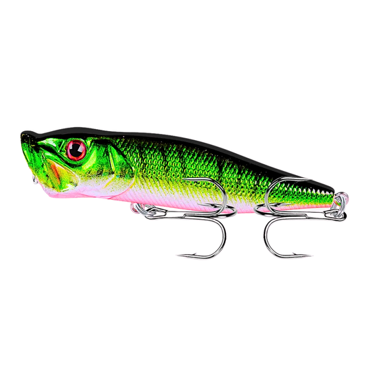 Isca de Superfície Popper Topwater 93 mm 12,5 g – Green Flash