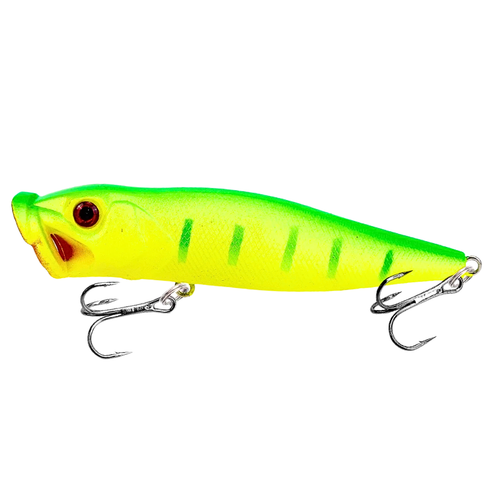 Isca de Superfície Popper Topwater 93 mm 12,5 g – Yellow Fire