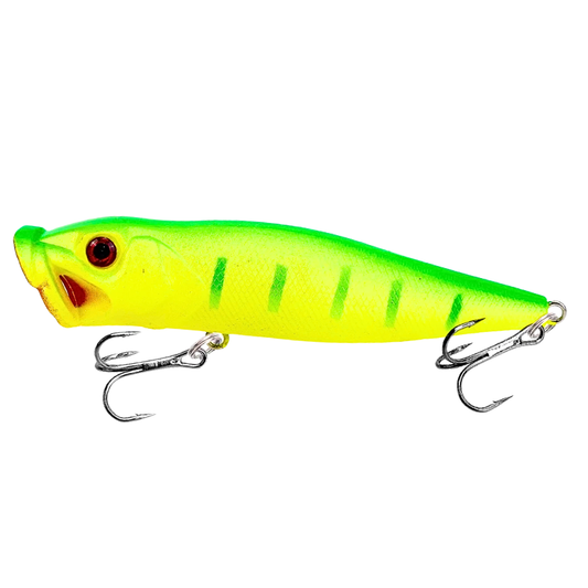 Isca de Superfície Popper Topwater 93 mm 12,5 g – Yellow Fire