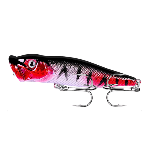 Isca de Superfície Popper Topwater 93 mm 12,5 g – Blood Shadow