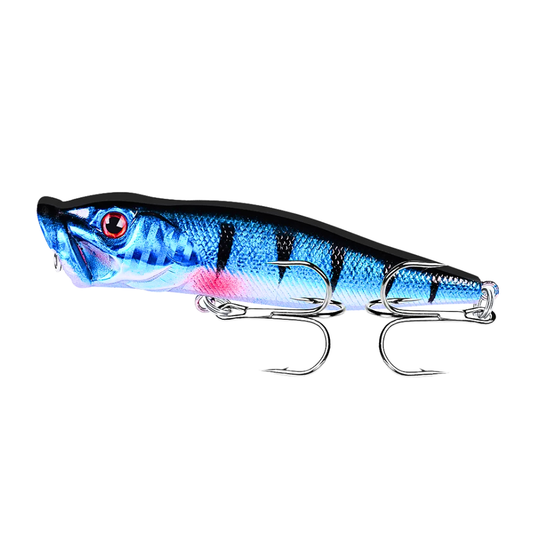 Isca de de Superfície Superfície Popper Topwater 93 mm 12,5 g – Blue Strike