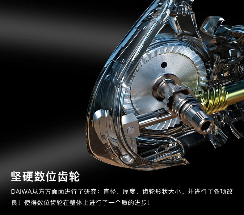 Molinete DAIWA FUEGO CS LT – 6.2:1 | 6+1 Rolamentos, Drag 12 kg, Corpo Metálico Leve e Alta Precisão