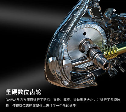 Molinete DAIWA FUEGO CS LT – 6.2:1 | 6+1 Rolamentos, Drag 12 kg, Corpo Metálico Leve e Alta Precisão