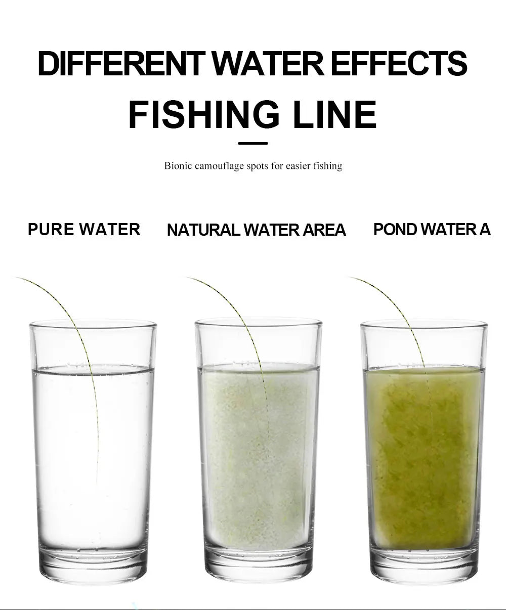 Linha Monofilamento Fluorocarbonada FTK Invisible – 300m / 500m | Alta Resistência e Invisibilidade na Água