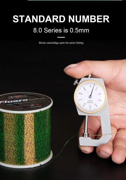 Linha Monofilamento Fluorocarbonada FTK Invisible – 300m / 500m | Alta Resistência e Invisibilidade na Água