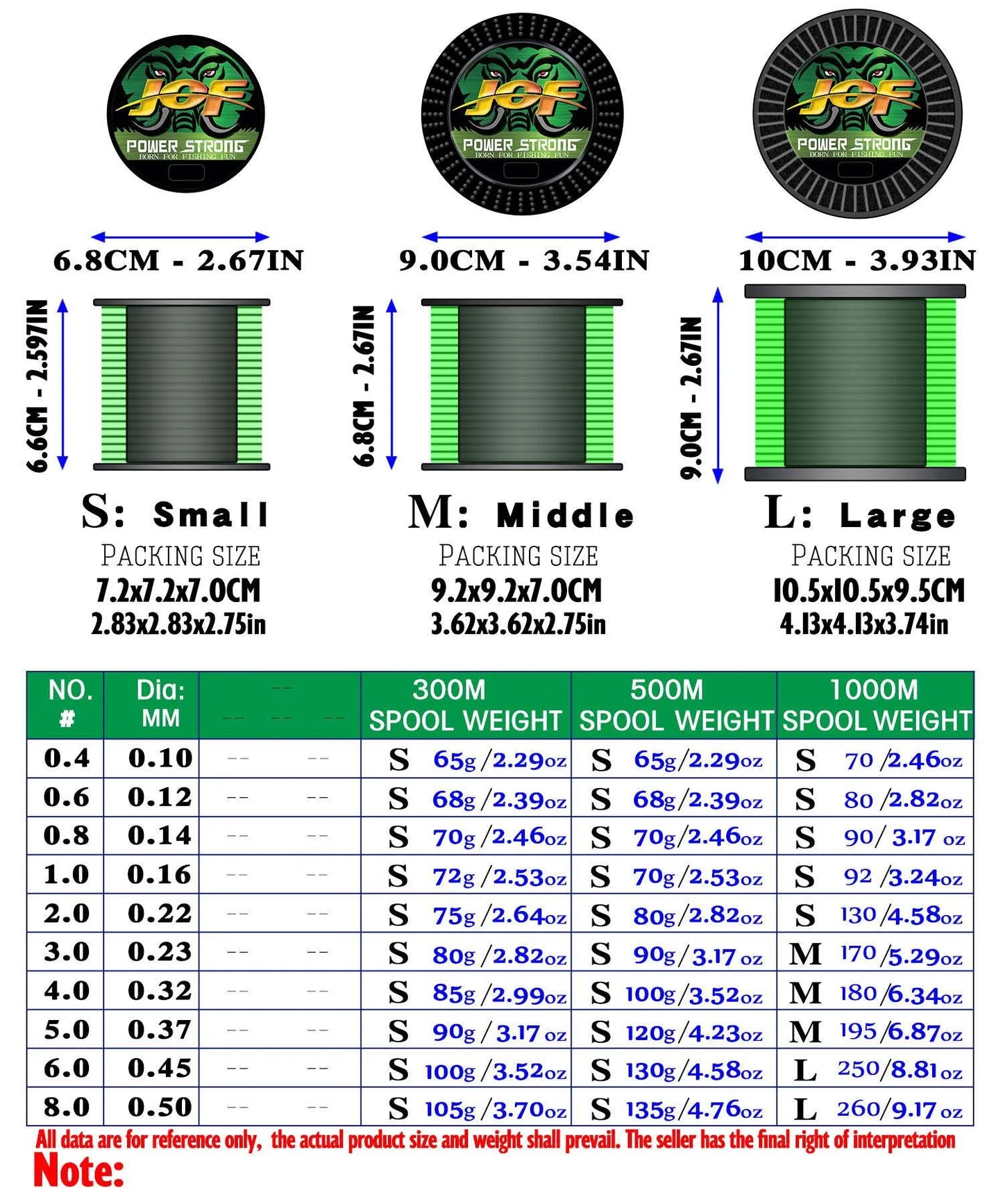 Linha JOF Multifilamento 4 Fios PE 300m / 500m – Super Forte e Sensível