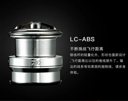 Molinete DAIWA FUEGO CS LT – 6.2:1 | 6+1 Rolamentos, Drag 12 kg, Corpo Metálico Leve e Alta Precisão