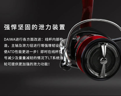 Molinete DAIWA FUEGO CS LT – 6.2:1 | 6+1 Rolamentos, Drag 12 kg, Corpo Metálico Leve e Alta Precisão