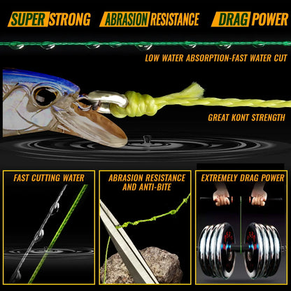 Linha JOF Multifilamento 4 Fios PE 300m / 500m – Super Forte e Sensível