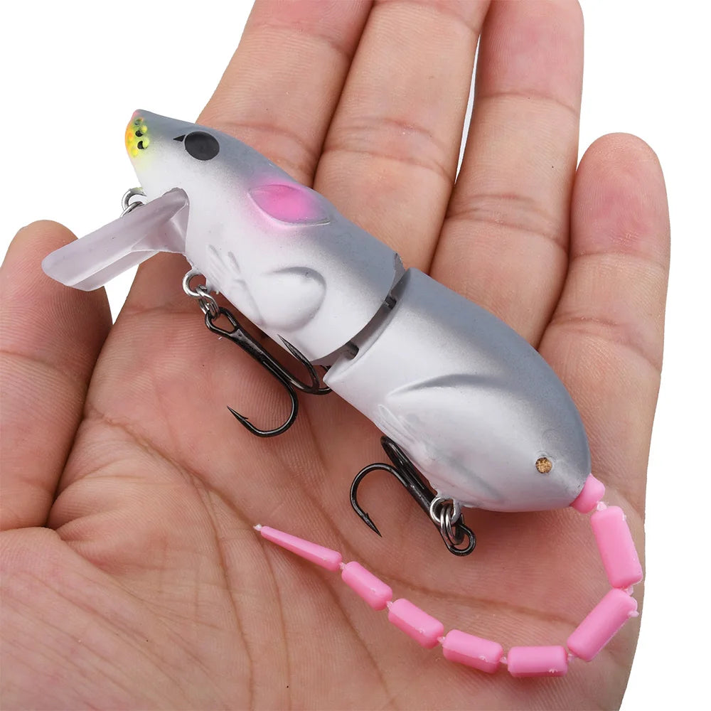Isca de Superfície Artificial Mouse Swimbait 15,5 cm – Floating Rat
