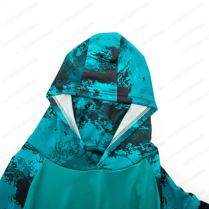 Camisa de Pesca HUK UPF 50+ com Capuz e Proteção UV – Secagem Rápida e Respirável