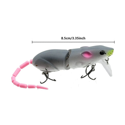 Isca de Superfície Artificial Mouse Swimbait 15,5 cm – Floating Rat