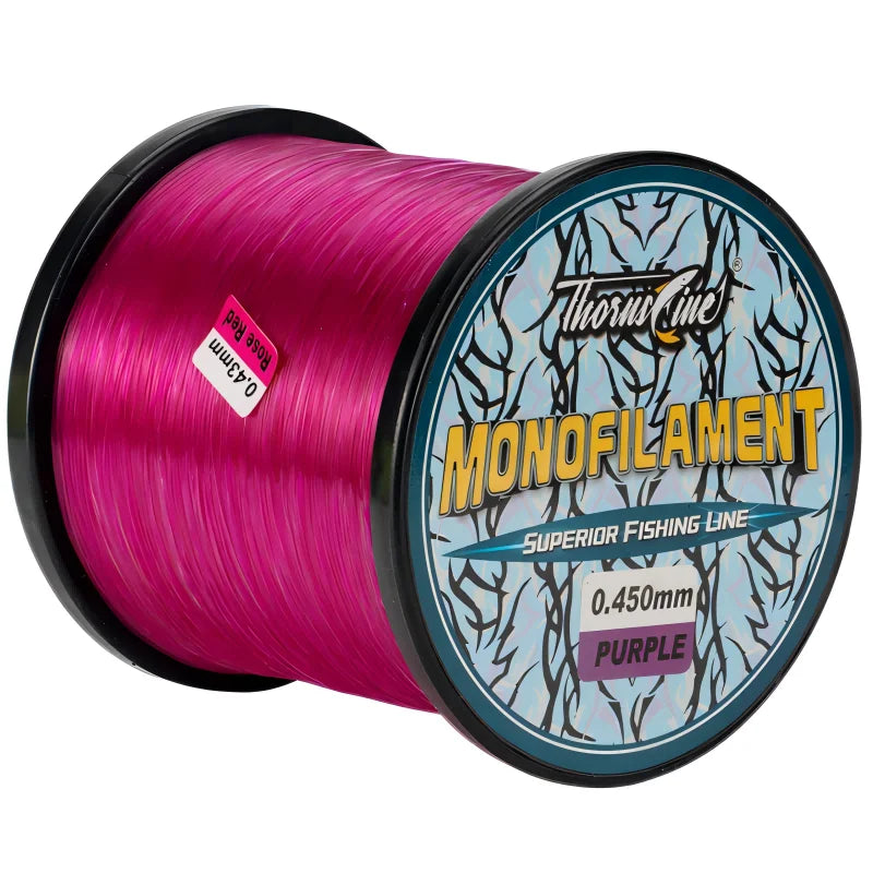 Linha de Pesca Monofilamento Japonesa 500m / 1000m – Super Strong Nylon com Revestimento Fluorocarbon