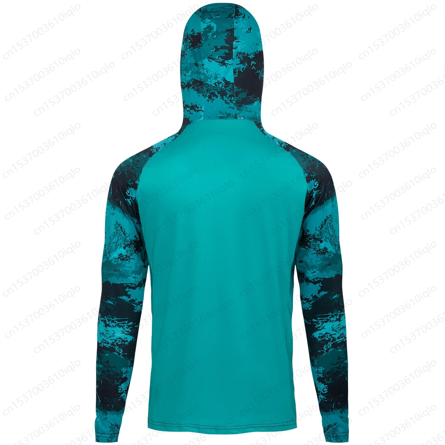 Camisa de Pesca HUK UPF 50+ com Capuz e Proteção UV – Secagem Rápida e Respirável