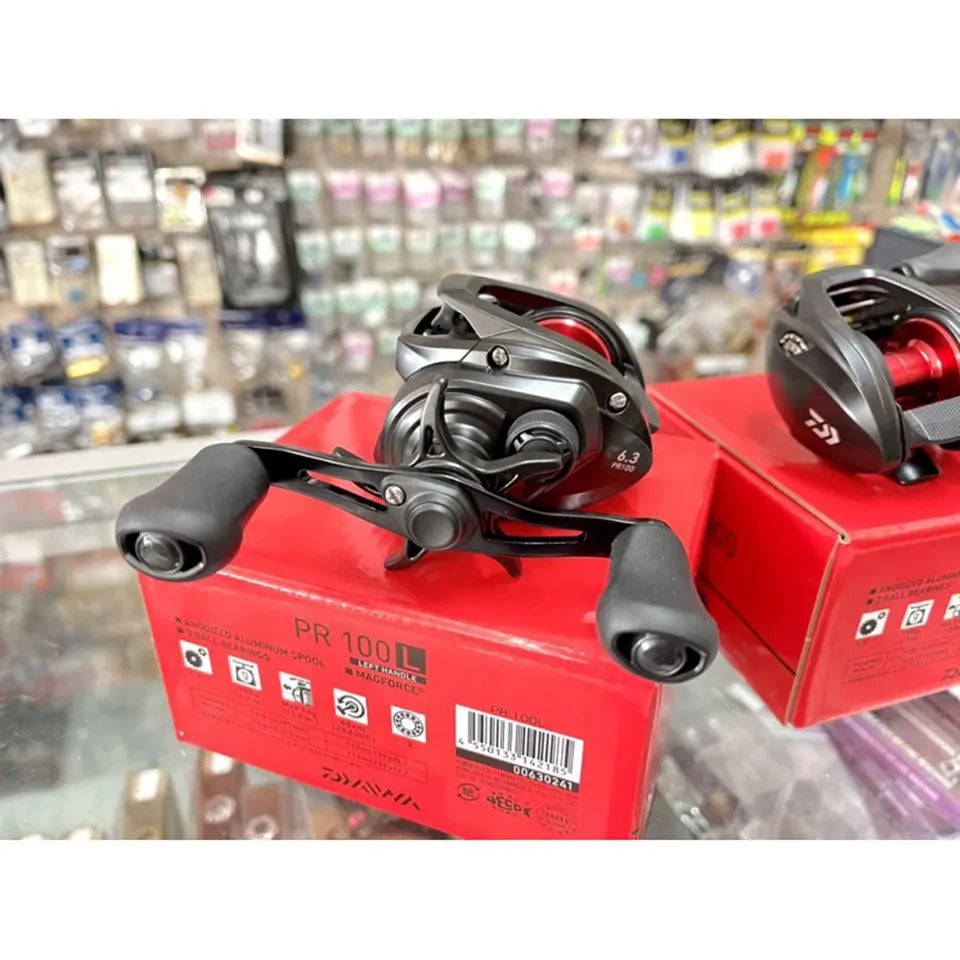 Carretilha DAIWA PR100 / PD106 7.3:1 – 190g Magforce Brake Leve e Potente