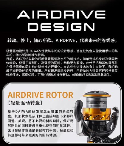 24 DAIWA REVROS CS LT Spinning Fishing Reel Baitcasting Reel 5+1BB Drag 5-12KG Low Gear Ratio Saltwater Wheels