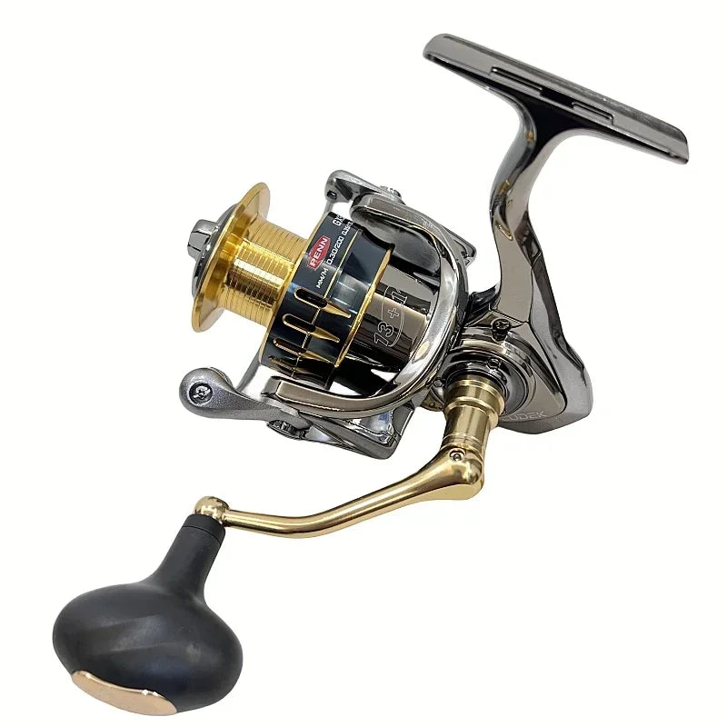 PENN GX1000-7000 Fishing Reel with 13+1 High-End Bearings, 25KG Max Drag, and Bonus PE Fishing Line Gift