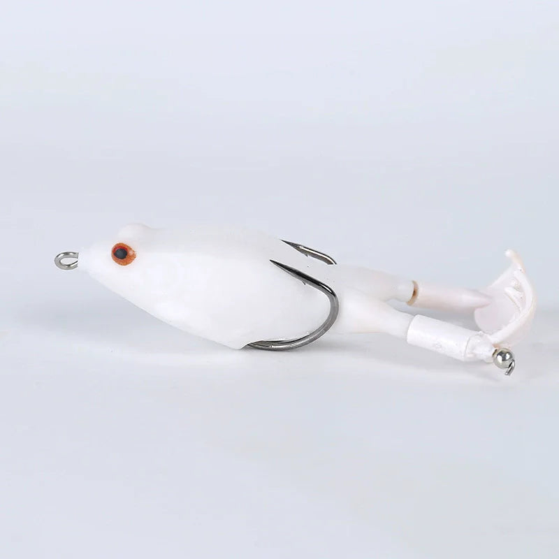 Isca de Superfície Soft Frog Topwater – Double Prop Legs 8 cm – Jungle Strike