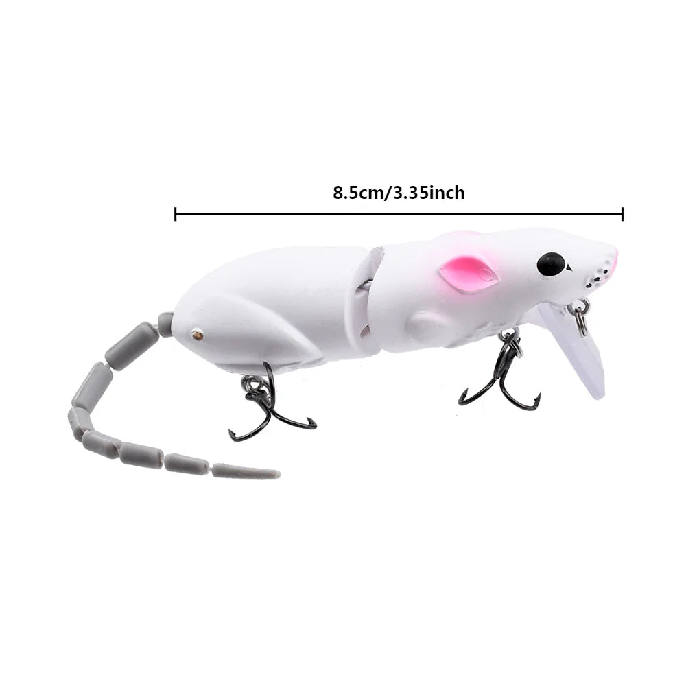 Isca de Superfície Artificial Mouse Swimbait 15,5 cm – Floating Rat