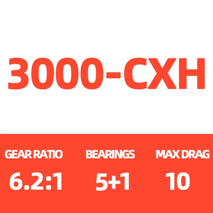 24 DAIWA REVROS CS LT Spinning Fishing Reel Baitcasting Reel 5+1BB Drag 5-12KG Low Gear Ratio Saltwater Wheels