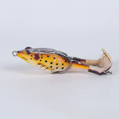 Isca de Superfície Soft Frog Topwater – Double Prop Legs 8 cm – Jungle Strike