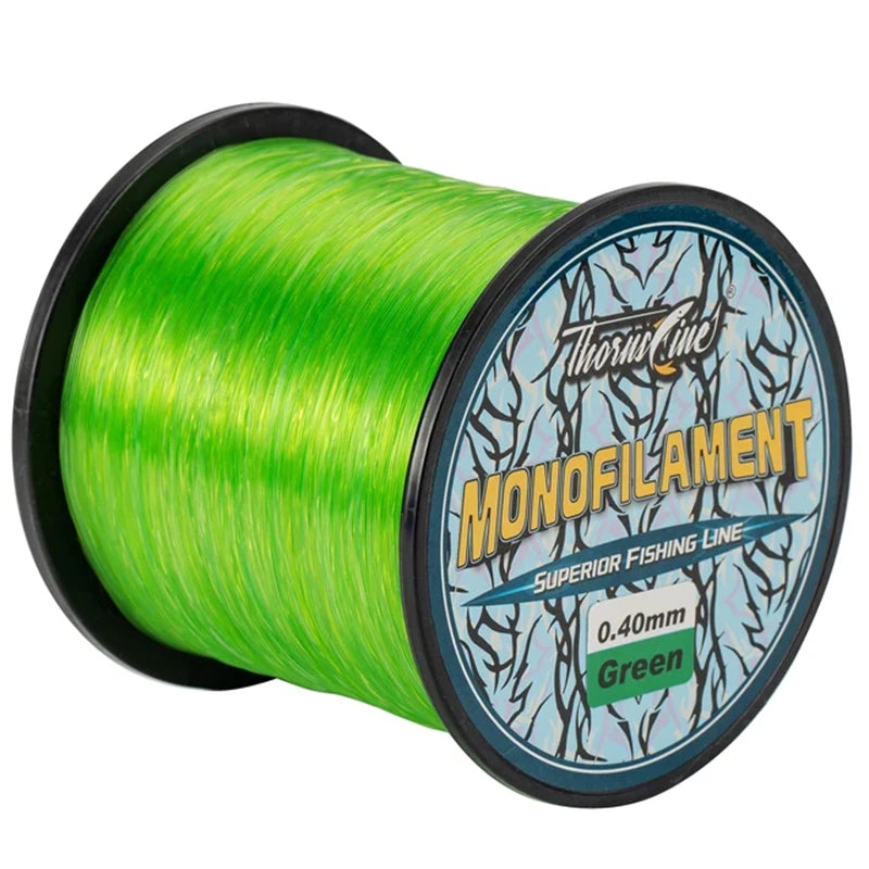 Linha de Pesca Monofilamento Japonesa 500m / 1000m – Super Strong Nylon com Revestimento Fluorocarbon