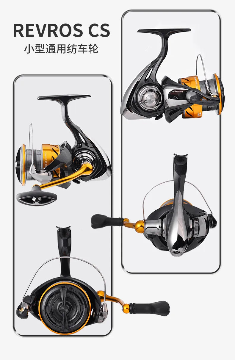 24 DAIWA REVROS CS LT Spinning Fishing Reel Baitcasting Reel 5+1BB Drag 5-12KG Low Gear Ratio Saltwater Wheels