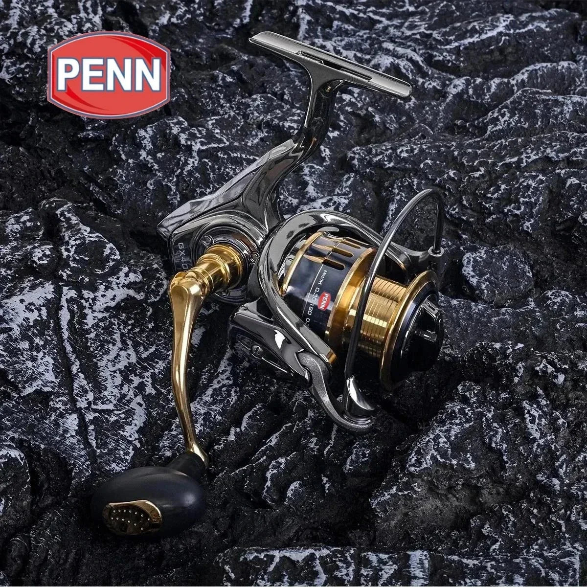 PENN GX1000-7000 Fishing Reel with 13+1 High-End Bearings, 25KG Max Drag, and Bonus PE Fishing Line Gift