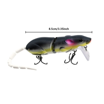 Isca de Superfície Artificial Mouse Swimbait 15,5 cm – Floating Rat