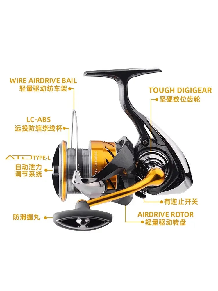 24 DAIWA REVROS CS LT Spinning Fishing Reel Baitcasting Reel 5+1BB Drag 5-12KG Low Gear Ratio Saltwater Wheels