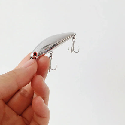 Isca de meia-água Mini Minnow Sinking 5,5cm 6,5g – Laser Silver Reflex