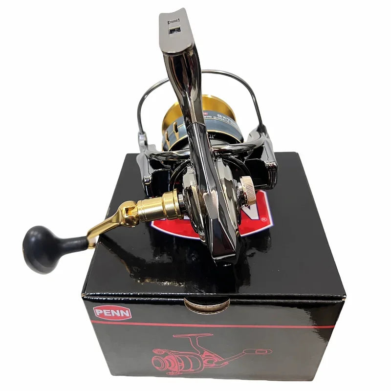 PENN GX1000-7000 Fishing Reel with 13+1 High-End Bearings, 25KG Max Drag, and Bonus PE Fishing Line Gift