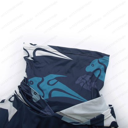 Camisa de Pesca HUK UPF 50+ com Capuz e Proteção UV – Secagem Rápida e Respirável