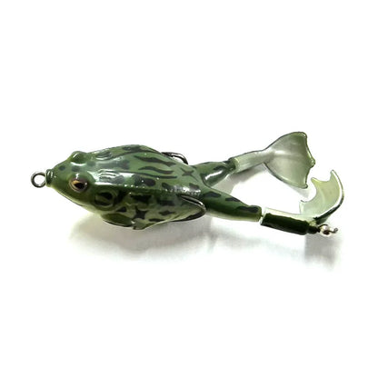 Isca de Superfície Soft Frog Topwater – Double Prop Legs 8 cm – Jungle Strike