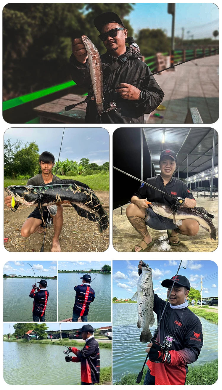 Vara PURELURE SHARPEN Travel em Carbono – Spinning e Casting | 4 Partes, Ação Rápida (FAST) e Componentes Fuji