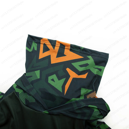 Camisa de Pesca HUK UPF 50+ com Capuz e Proteção UV – Secagem Rápida e Respirável