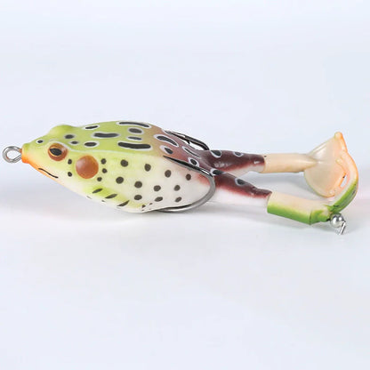 Isca de Superfície Soft Frog Topwater – Double Prop Legs 8 cm – Jungle Strike