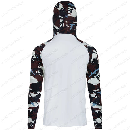 Camisa de Pesca HUK UPF 50+ com Capuz e Proteção UV – Secagem Rápida e Respirável